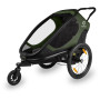 Remolque para bicicleta Hamax Outback one verde/negro