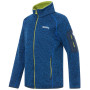Sudadera para niños Regatta Junior Newhill Aviator Blue Golden Cypress