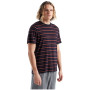 Camiseta de hombre Icebreaker Mens Wave SS Tee Stripe