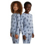 Camiseta funcional para niños Icebreaker Kids M 200 Oasis LS Crewe Bear Tour AOP