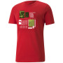 Camiseta de hombre Puma Graphic Tee rojo red