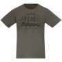 Camiseta de hombre Bergans Classic V2 Tee verde Green Mud