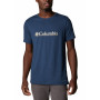 Camiseta de hombre Columbia Tech Trail Graphic Tee azul CollegiateNavyBranded