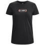 Camiseta de mujer Under Armour GRADIENT PILL SS negro Black/White