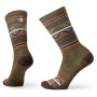 Calcetines Smartwool Everyday Zig Zag Valley Crew verde Military Olive