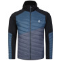 Chaqueta de hombre Dare 2b Gendarme Wool Hybrd azul/gris Ori/Bk/DkStr