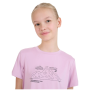 Camiseta para niños 4F Tshirt Fnk F1199 Light Pink
