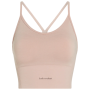 Sujetador deportivo Icebreaker Merino Blend 260 Seamless Rib Strappy Tank rosa PINK QUARTZ