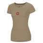 Camiseta de mujer Ocún Logo T beige IrishCream