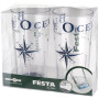 Juego de vasos Brunner Set Festa Blue Ocean - 2 piezas