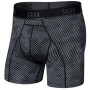 Calzoncillos bóxer Saxx Kinetic Light-Compression Mesh Bb negro/gris optic camo-black