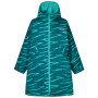 Abrigo impermeable para niños Regatta Junior Changing Robe Mediterranea verde Mediterranea Tebra Turquise