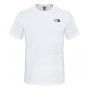 Camiseta de hombre The North Face Simple Dome Tee blanco TnfWhite