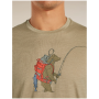 Camiseta funcional de hombre Icebreaker Merino 150 Tech Lite SS Tee Bear Catch
