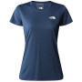 Camiseta de mujer The North Face Reaxion Amp Crew azul oscuro SHADY BLUE HEATHER