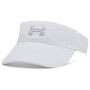 Gorra de mujer Under Armour UA Blitzing Visor blanco White / / Halo Gray