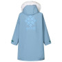 Abrigo impermeable para niños Regatta Junior Waterproof Changing Robe Pro Grey Mirage