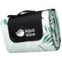 Manta de picnic Aquawave Salva Blanket azul DustyAquaLeavesPrint