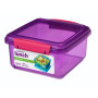 Caja de alimentos Sistema Lunch Plus 1,2l violeta