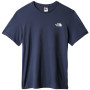 Camiseta de hombre The North Face Simple Dome Tee azul/ azul claro Summit Navy