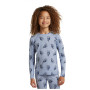 Camiseta funcional para niños Icebreaker Kids M 200 Oasis LS Crewe Bear Tour AOP