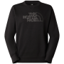 Sudadera de hombre The North Face M Drew Peak Light Regular Crew negro TNF BLACK/ANTHRACITE GR