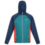 Chaqueta de invierno para hombre Regatta Andreson VII Hybrid azul/naranja PacifG/Admrl