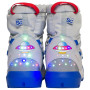 Botas de nieve para niños Viking Outdoor Footwear Spaceship Warm SC WP Light Grey/Royal Blue