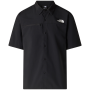 Camisa de hombre The North Face Packable Short Sleeve Shirt negro TNF BLACK