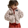Sudadera para niños Didriksons Gibbs Kids Fullzip 2 Beach Beige/Rust