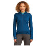 Sudadera funcional de mujer Icebreaker Women Merino Blend 300 RealFleece™ Descender LS Zip