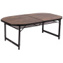 Mesa Bo-Camp Woodbine 150x80cm marrón/negro Brown
