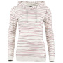 Sudadera de mujer Chillaz Lugano Stripes Wave gris claro Creme