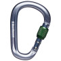 Mosquetón Black Diamond Pearlock Screwgate gris gray