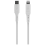 Cable de carga y datos FIXED Nabíjecí a datový Liquid silicone kabel USB-C/Lightning