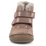 Botas de invierno para niños Froddo Paix Up Winter Pink/Gold