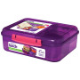Caja de merienda Sistema Bento Lunch To Go violeta