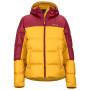 Chaqueta de mujer Marmot Guides Down Hoody 2022 amarillo YellowGold/Claret