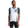 Camiseta de ciclismo para hombre Kilpi Rival blanco/negro white