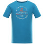 Camiseta de hombre Alpine Pro Allon azul navagio bay