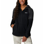 Sudadera de mujer Columbia Windgates Fz negro Black, Black Heather