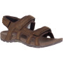 Sandalias de hombre Merrell Sandspur Lee Backstrap marrón DarkEarth