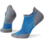 Calcetines de hombre Smartwool Run Targeted Cushion Low Ankle Pattern azul/gris Neptune Blue