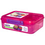 Caja de merienda Sistema Bento Lunch To Go rosa