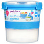 Caja de alimentos Sistema Round Lunch Stack TO GO 965ml azul