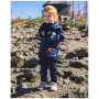 Pantalones softshell para niños WAMU Dark Purple
