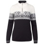 Jersey de mujer Dale of Norway Moritz Fem Sweater negro/blanco Black White Darkcharcoal