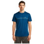 Camiseta de hombre Icebreaker Men Merino 150 Tech Lite SS Tee Range Stripes