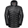 Chaqueta de invierno para hombre Mammut Broad Peak IN Hooded Jacket M 2022 negro/blanco Blackwhite