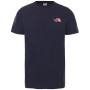 Camiseta de hombre The North Face Simple Dome Tee negro/rosa AviatorNavy